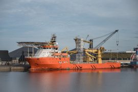 large Normand Fortress support ship built in 2006